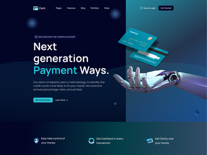 Payment Gateway Landing Page Design