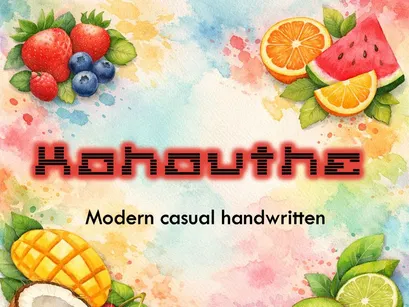 Kohouthe – Modern Casual Handwritten Font (TTF)