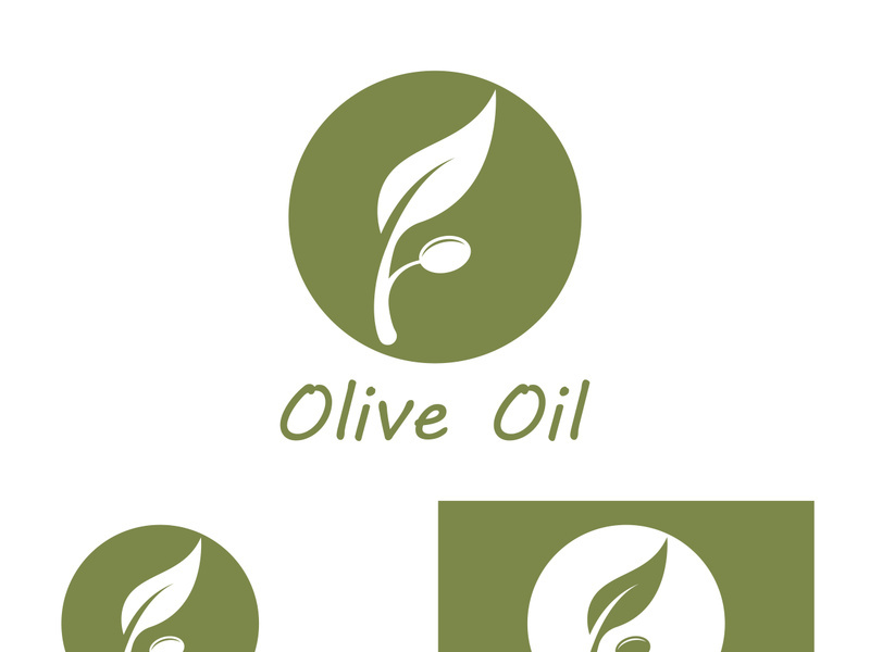 Olive fruit logo design.