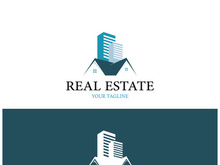 simple real estate logo design,building,skyscraper,property business,apartment,architecture vector