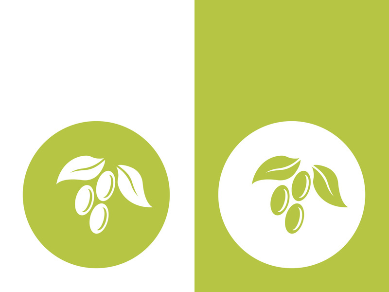 olive icon vector illustration design template