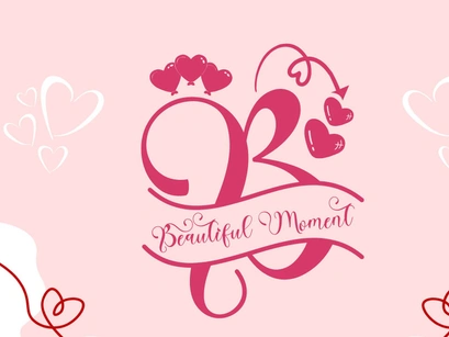 Dainty Valentine Monogram