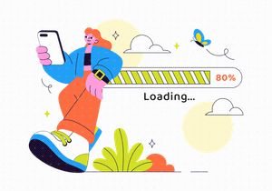 10 Loading Vector Illustration