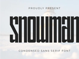 Snowman - Condensed Sans Serif preview picture