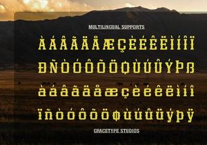 Dupreh Forge | Western Slab Serif