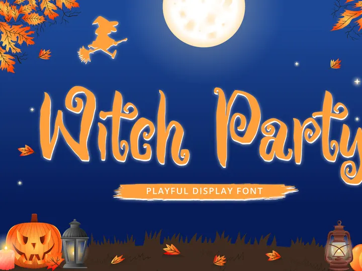 Witch Party - Playful Display Font
