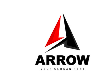 Arrow Direction Logo, Directional Direction Vector Icon, A Letter Model Design preview picture