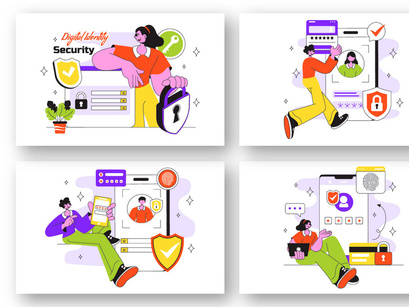 10 Digital Identity Security Illustration