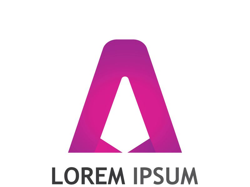 modern and creative initial letter A logo.