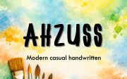 AHZUSS – Modern Casual Handwritten Font (TTF)