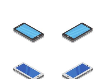 isometric smartphone preview picture
