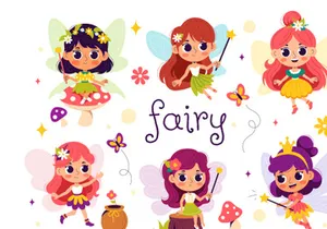 10 Beautiful Flying Fairy Illustration