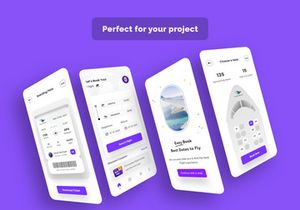 Flight Booking Ticket App Design