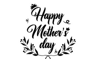 Happy Mother's Day SVG illustration