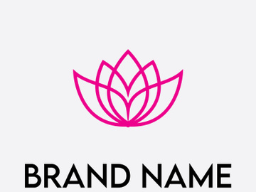 Lotus logo design preview picture
