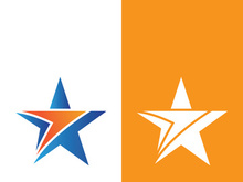 Star icon template vector illustration design