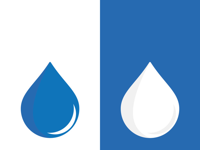 Background water drop logo icon vector illustration