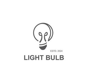 Light bulb creative lamp logo icon and business design bulb digital technology smart idea