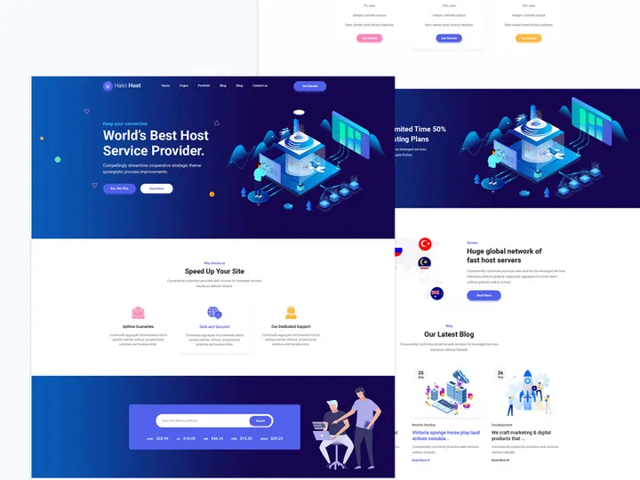 Halci Hosting  Web Templates