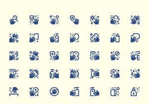 Hand Washing Icons