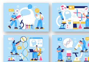 9 Biomarkers Research Illustration