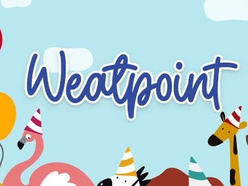 Weatpoint - Playful Script Font preview picture