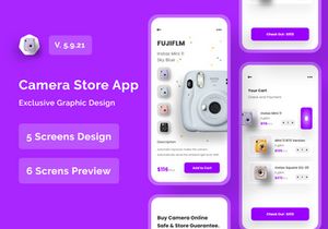 Camera Store App Design