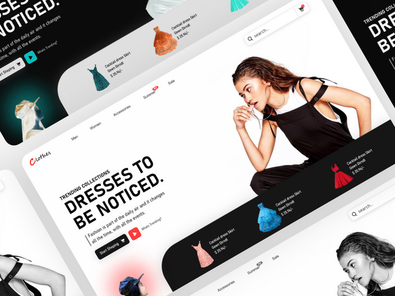 Clothes Landing Page