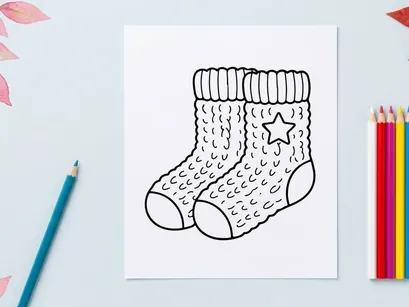 Niedliche gestrickte Weihnachts-Babyschuhe mit Sternenmuster für Geschenkset für Neugeborene