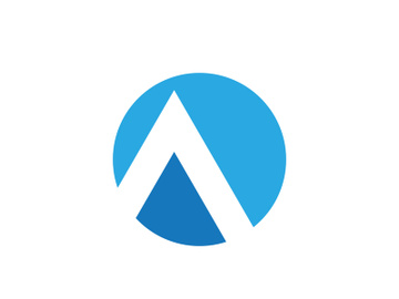 A Letter icon Logo illustration design preview picture