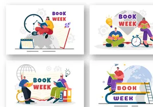 9 Book Week Events Illustration