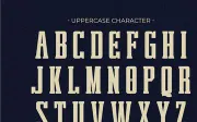 Varsity Holiday - Condensed Slab Serif