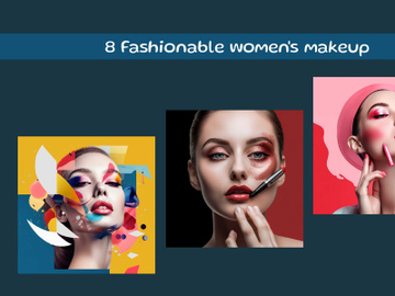 Fashionable women's makeup preview picture