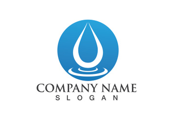 Water drop Logo Template vector preview picture