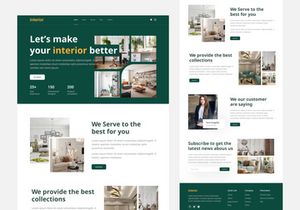 Interior - Interior Landing page design