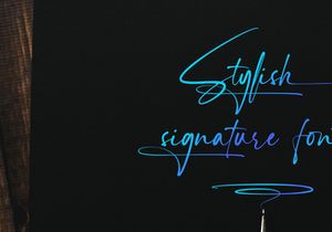 Sign Rathi - Signature Font