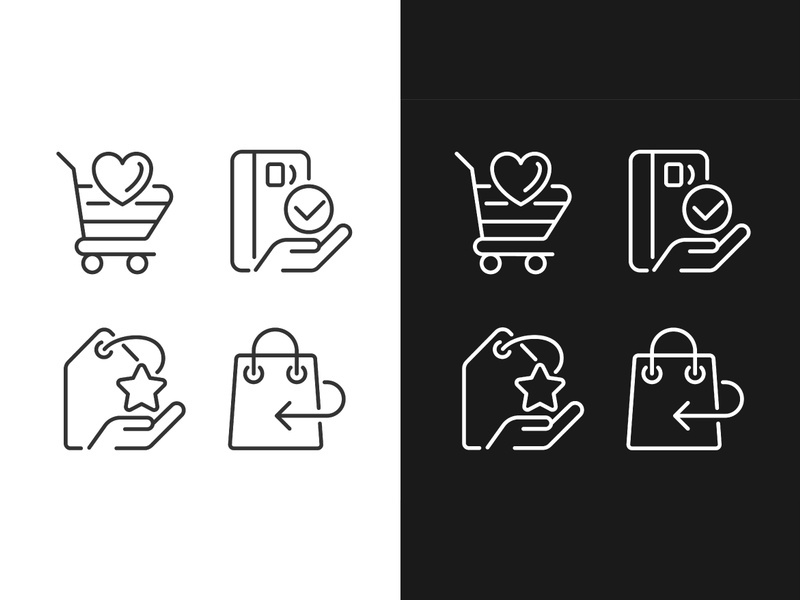 Special offer for customers pixel perfect linear icons set