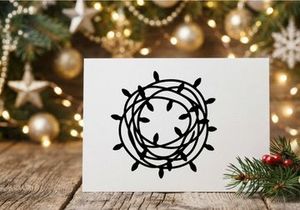Coiled Christmas Lights String for Holiday Decorations