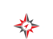 Compass logo template vector icon illustration design