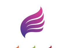 Falcon wing  Logo Template vectorFalcon wing  Logo Template vector