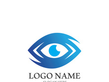 Branding identity corporate eye care vector logo design