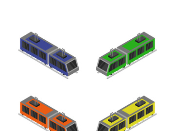 isometric tram preview picture
