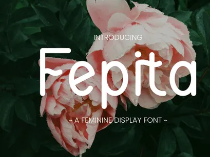 Fepita - Feminine Display Font