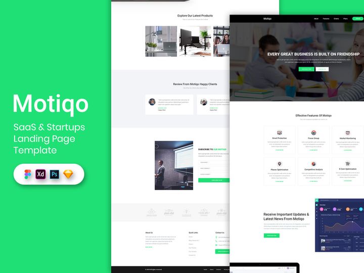Saas & Startup Landing Page Template