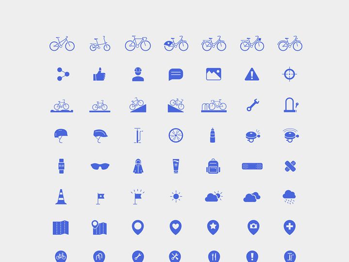 Free Bike Icon Collection