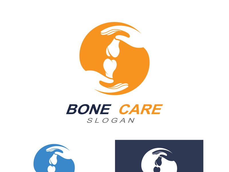 Orthopedic bone care logo design.