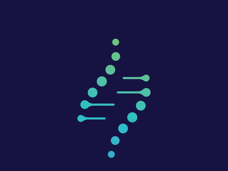 DNA element logo. Bio tech, DNA people, bio DNA, spiral DNA. Logo can be for science, pharmacy and medical.