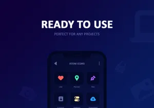 ATOM Icons! 210 Vector icons