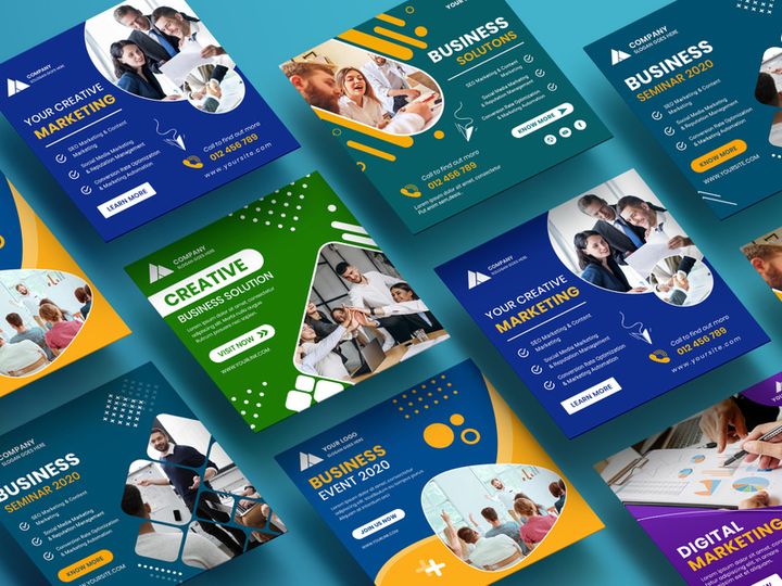 Business Marketing Instagram Post Template