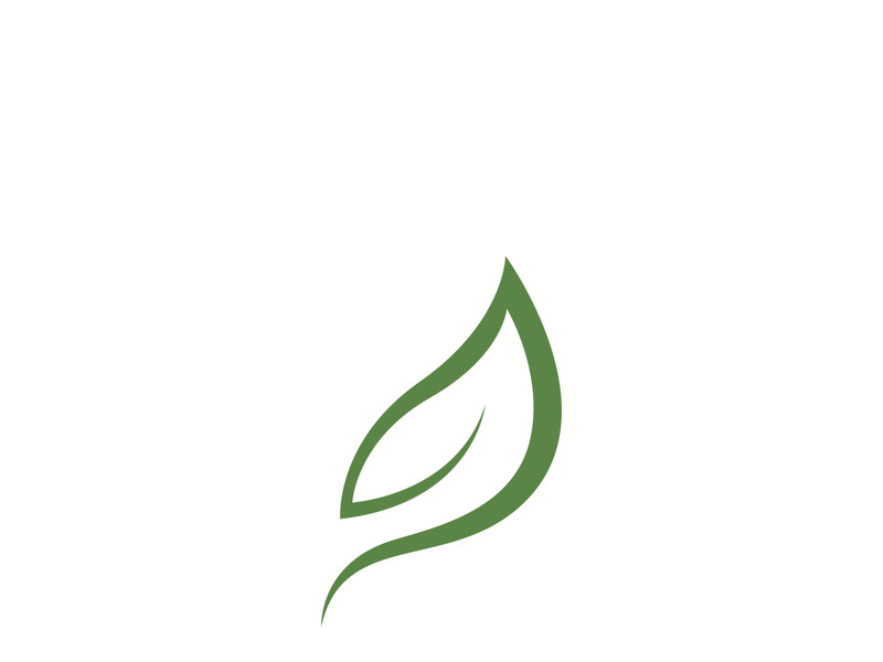 Logos of green Tree leaf ecology